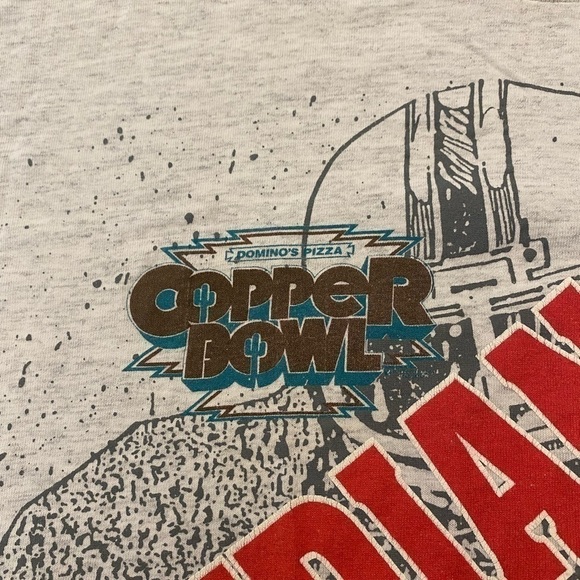 Vintage 1991 Copper Bowl T-Shirt, Men’s X-Large - Picture 3 of 5